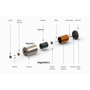 3V, 3.7V, 6V, 12V 4mm – 12mm Diameter Coresless DC Motors