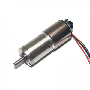 17mm Diameter 22mm Length Brushed Coreless Gear Motor With Encoder KG-16P1718R-EN